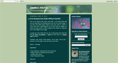 Desktop Screenshot of geethaskitchen.com